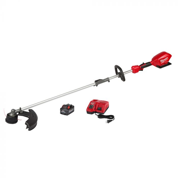 Milwaukee M18 FUEL 18 Volt Lithium-Ion Brushless Cordless String Trimmer Kit with QUIK-LOK Attachment Capability